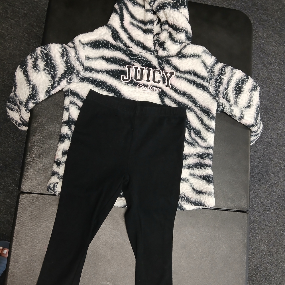 Juicy Couture Kids Black Leggings
